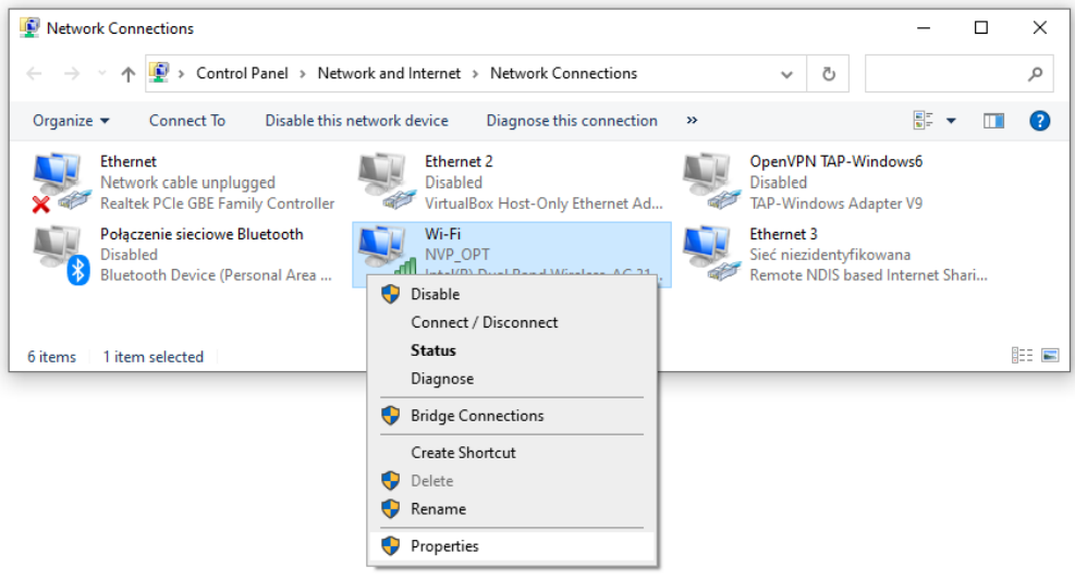Share internet connection